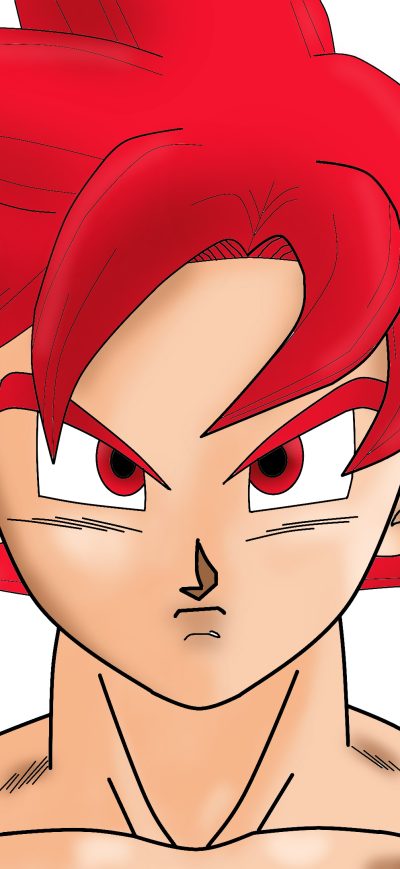 Fond d'écran iPhone Goku Dragon Ball Super Anime 4k
