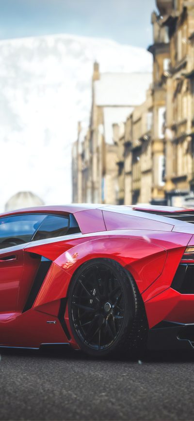 Fond d'écran iPhone Forza Horizon 4 Lambo 4k