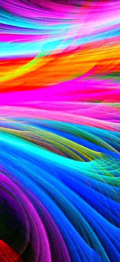 Fond d'écran iPhone Fractal Shapes Colorful