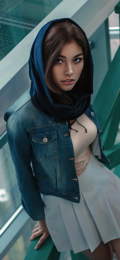 Fond d'écran iPhone Girl Model Hijab 4k