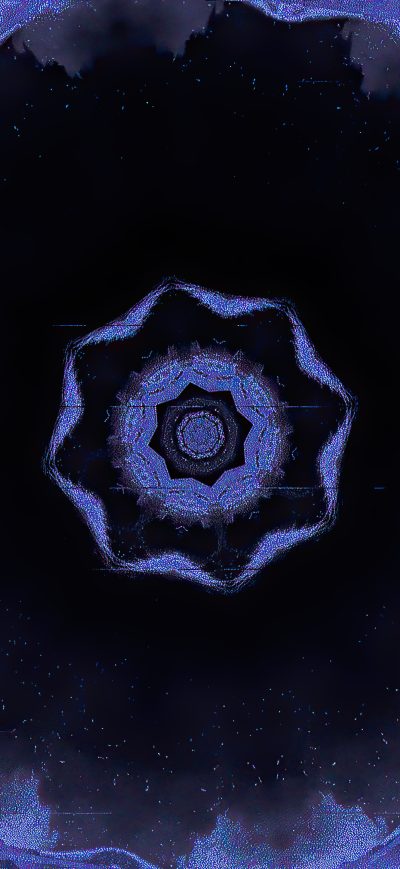 Fond d'écran iPhone Glitch Abstract Shape 4k
