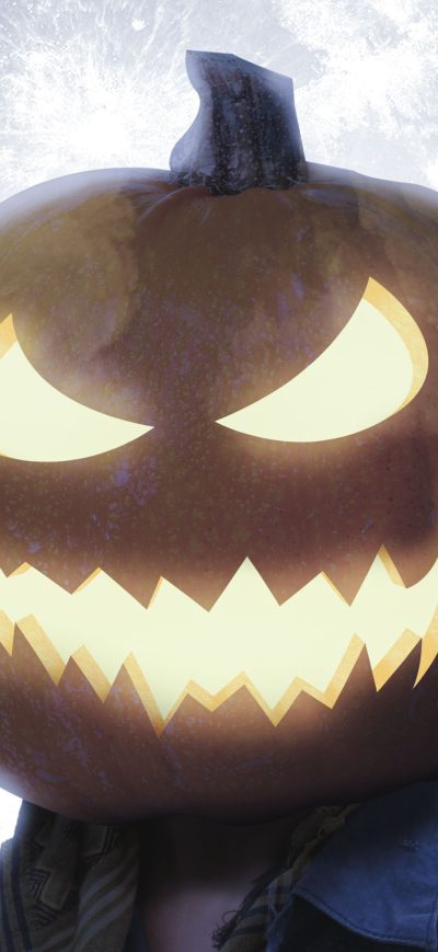 Fond d'écran iPhone Halloween Mask Boy 4k