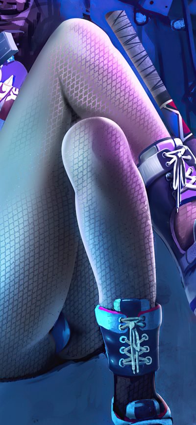 Fond d'écran iPhone Harley Quinn Sitting On Sofa 4k