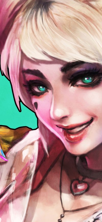 Fond d'écran iPhone Harley Quinn Birds Of Prey Digital Artwork 4k