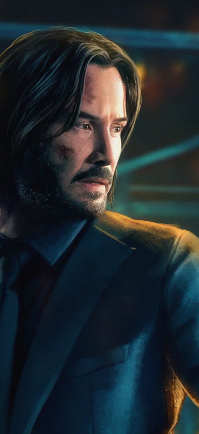 Fond d'écran John Wick 4k New sur iPhone