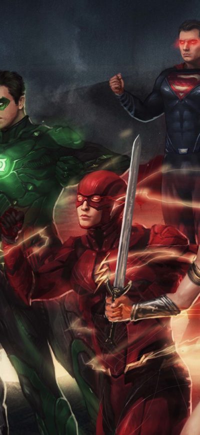 Fond d'écran iPhone Justice League New Art