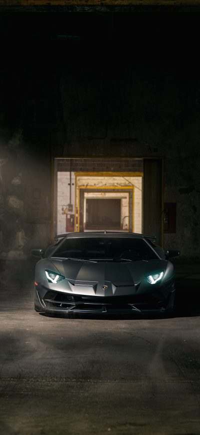 Fond d'écran iPhone Lamborghini Aventador SVJ 4k