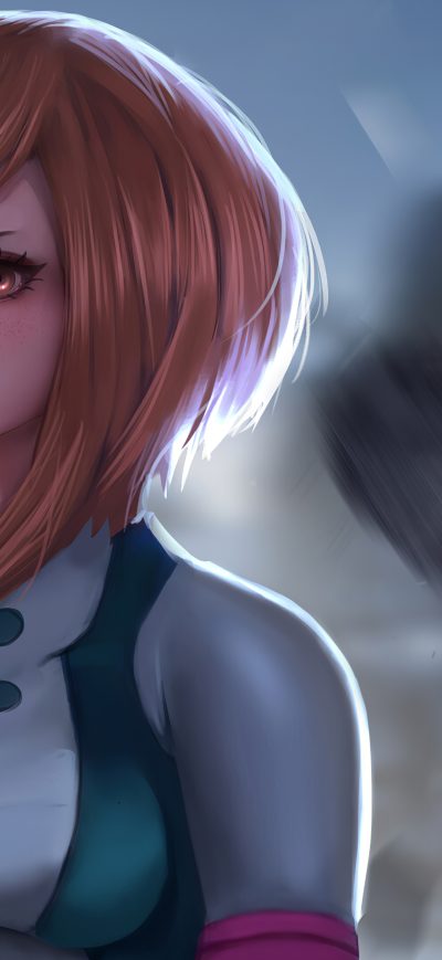 Fond d'écran iPhone Ochako Uraraka My Hero Academia 4k