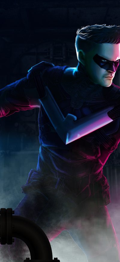 Fond d'écran iPhone Nightwing 2020 4k Art