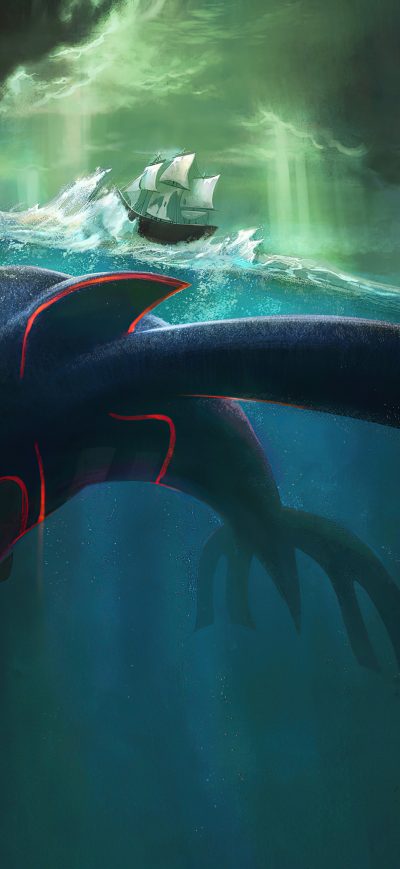 Fond d'écran iPhone Big Kyogre Pokemon 4k