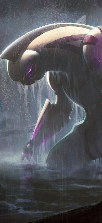Fond d'écran iPhone Titan Palkia Kaiju Pokemon Fan Art 4k