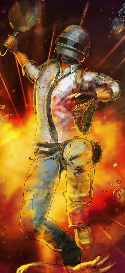 Fond d'écran iPhone Pubg Sketch Artwork