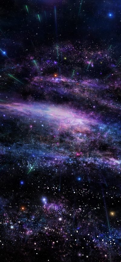 Fond d'écran Space Digital 4k sur iPhone