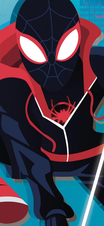 Fond d'écran iPhone SpiderMan Into Spider Verse New Art 4k