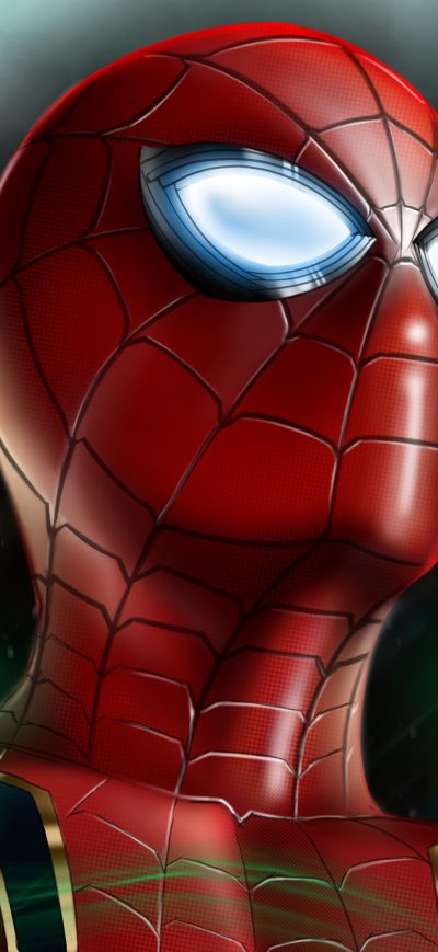 Fond d'écran iPhone Spiderman Mask Eye Art