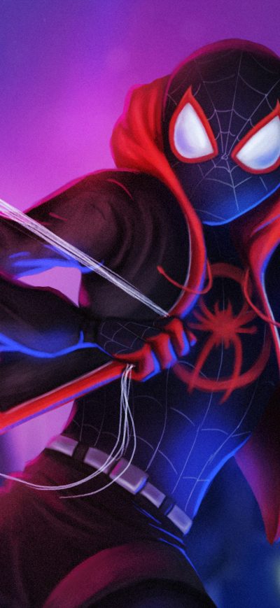 Fond d'écran iPhone Artwork Miles Morales