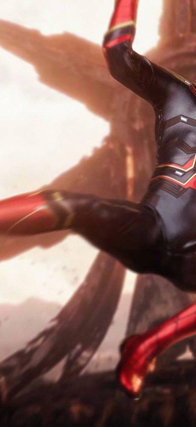 Fond d'écran iPhone Spiderman Avengers Infinitywar