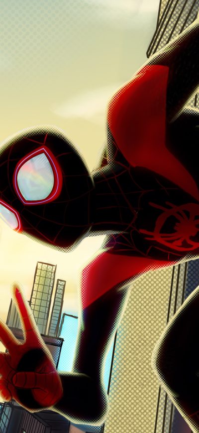 Fond d'écran iPhone Miles Morales In Avengers Universe