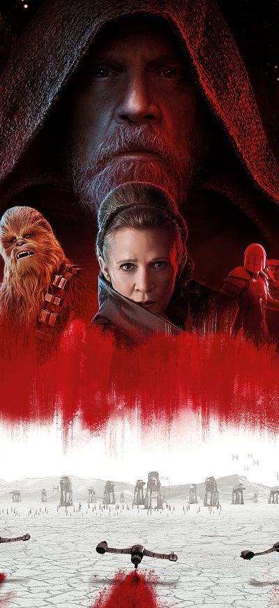 Fond d'écran iPhone Star Wars The Last Jedi 8k