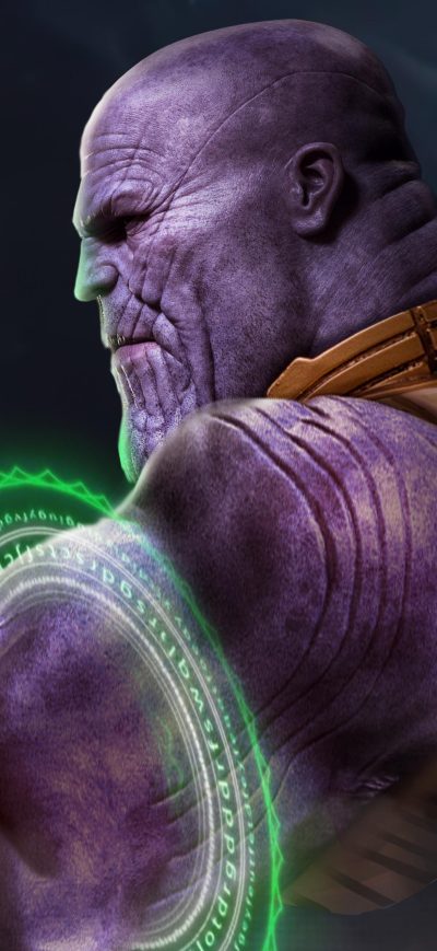 Fond d'écran iPhone Thanos Using Time Stone
