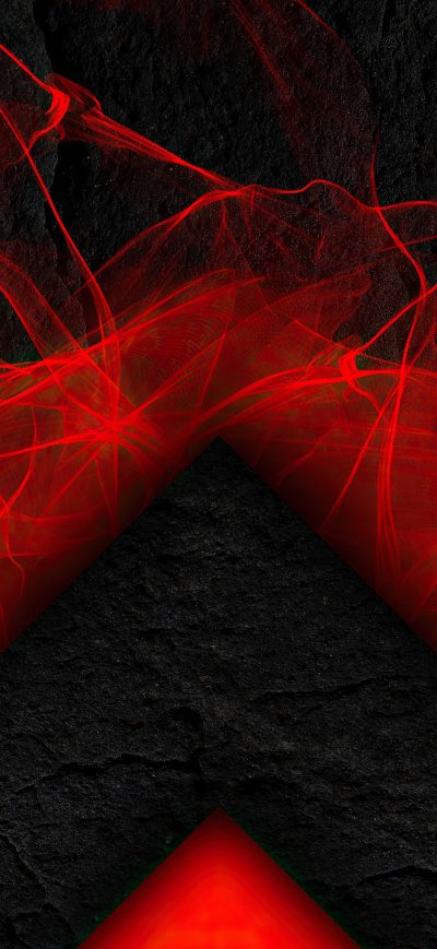 Fond d'écran iPhone Triangle Flame Abstract 4k