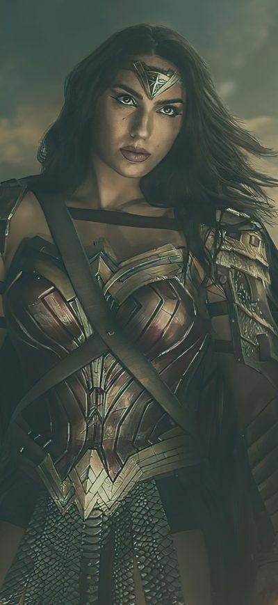 Fond d'écran iPhone Wonder Woman Dark Side 4k