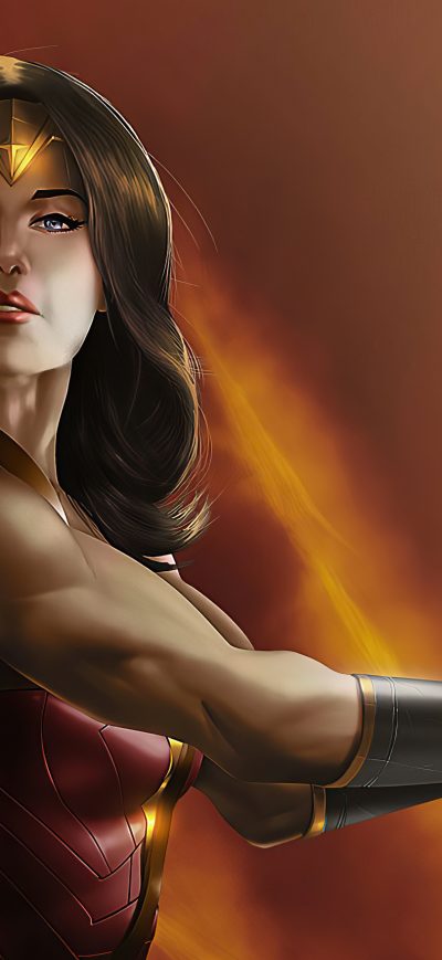 Fond d'écran iPhone Wonder Woman Girl 2020