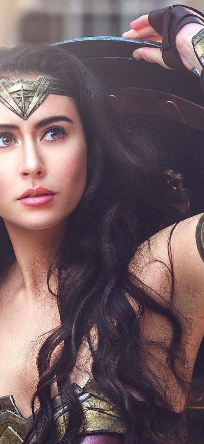 Fond d'écran iPhone Wonder Woman Cosplay 4k New