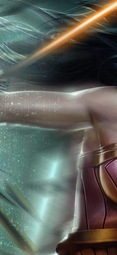Fond d'écran iPhone Wonder Woman 4k Digital Arts