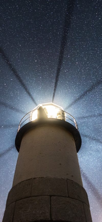 Fond d'écran iPhone Lighthouse Stars