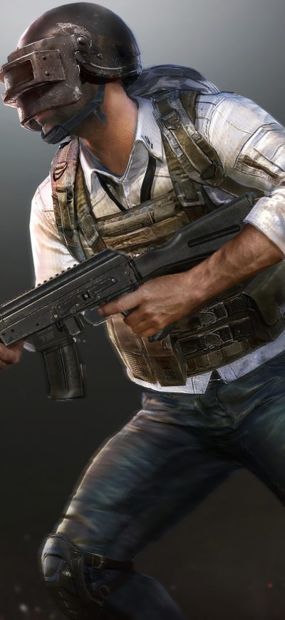 Fond d'écran iPhone PUBG Helmet Guy