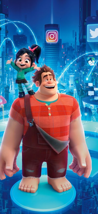 Fond d'écran iPhone Ralph Breaks The Internet Wreck It Ralph 2 15k