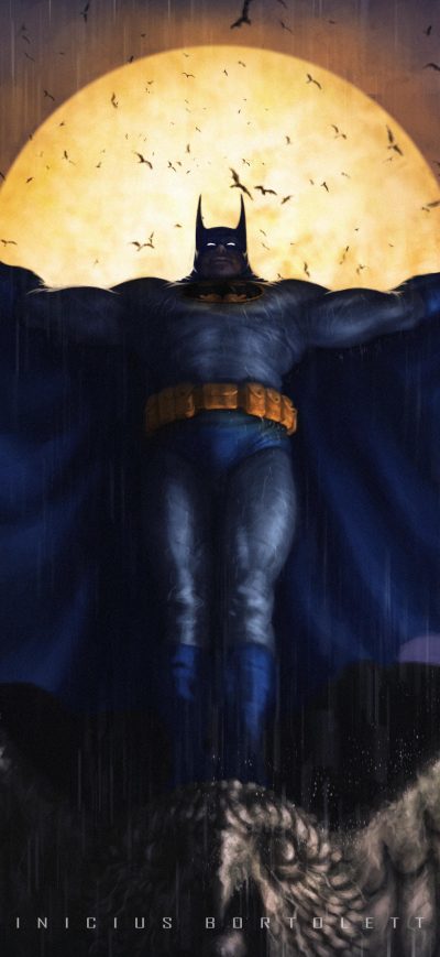 Fond d'écran iPhone Batman Illustration 4k 2018