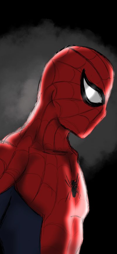 Fond d'écran iPhone Spider Digital Art