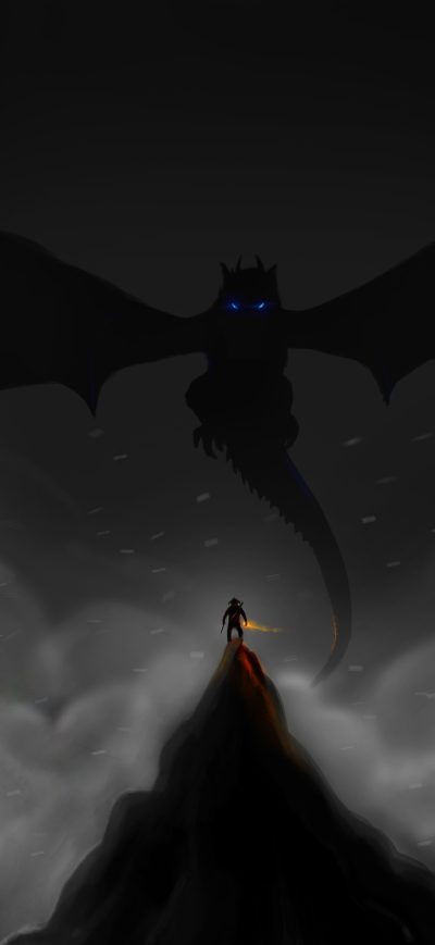 Fond d'écran iPhone The Elder Scrolls V Skyrim Artwork 4k