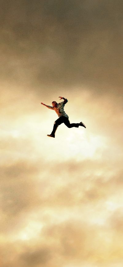 Fond d'écran iPhone Skyscraper Movie Dwayne Johnson Jumping 5k