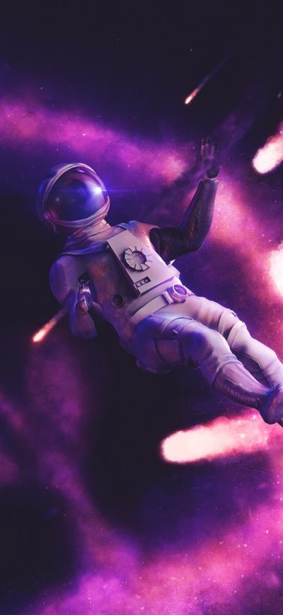 Fond d'écran Space Suit sur iPhone