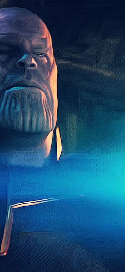 Fond d'écran iPhone Thanos Breaking Tesseract Avengers Infinity War 2018
