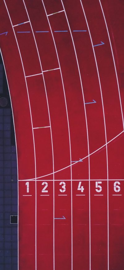Fond d'écran iPhone Aerial View Of Racing Track Numbers