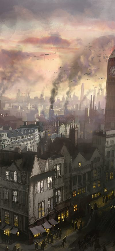 Fond d'écran iPhone Assassins Creed Syndicate 5k Artwork