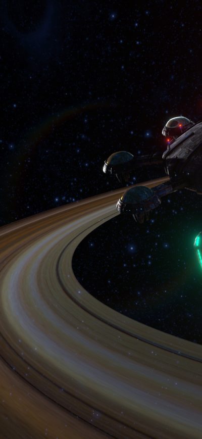 Fond d'écran System Shock 2018 sur iPhone