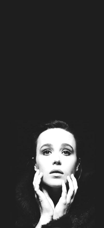 Fond d'écran iPhone Ellen Page Monochrome