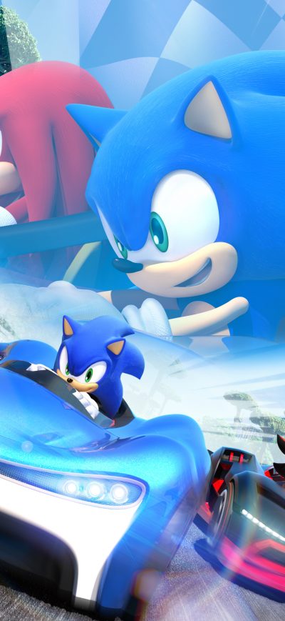 Fond d'écran iPhone Team Sonic Racing