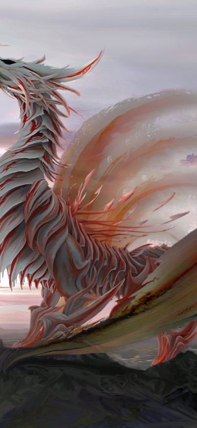 Fond d'écran iPhone Dragon Fantasy 4k