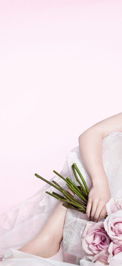 Fond d'écran Lily Collins sur iPhone