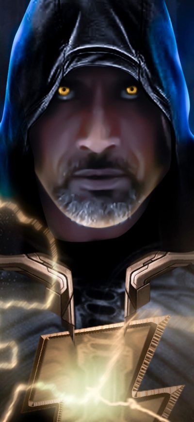 Fond d'écran iPhone Black Adam Art