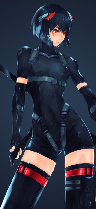 Fond d'écran Motoko Kusanagi Anime sur iPhone