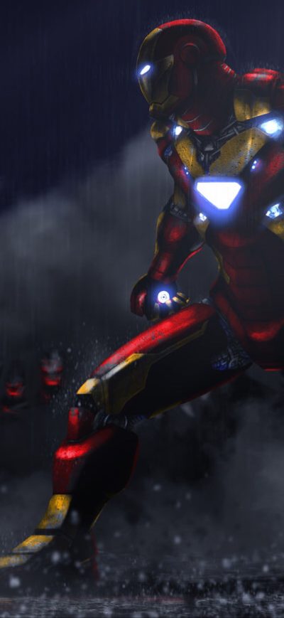 Fond d'écran iPhone 5k Iron Man 2018