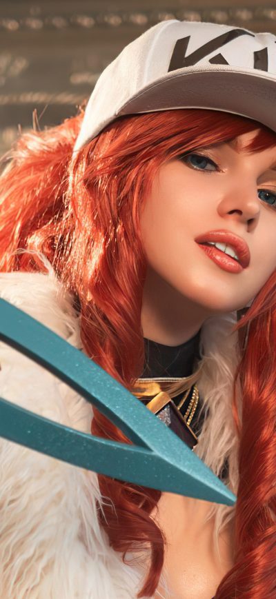 Fond d'écran iPhone Kda Akali Cosplay 4k