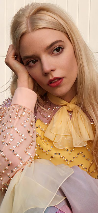Fond d'écran iPhone Anya Taylor Joy Vogue Uk